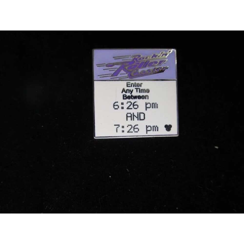 Disney Rock ’n’ Roller Coaster FastPass Trading Pin 2006 Cast Lanyard